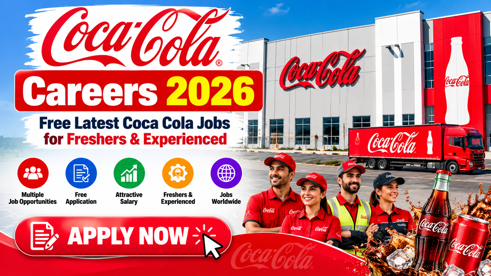 Coca Cola Careers 2026 - Free Latest Coca Cola Jobs for Freshers & Experienced