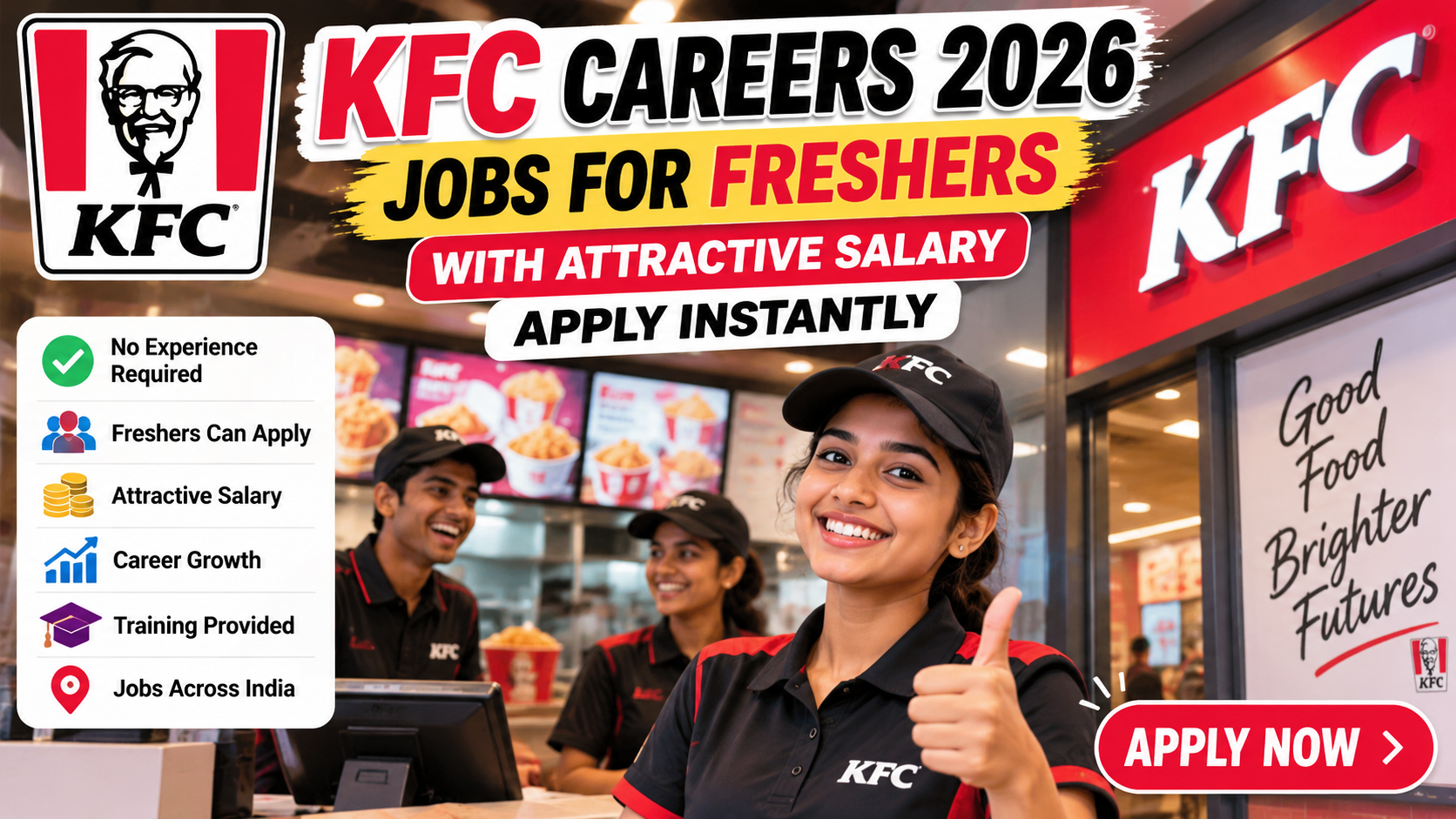 KFC Careers 2026: Jobs for Freshers and Salary Guide