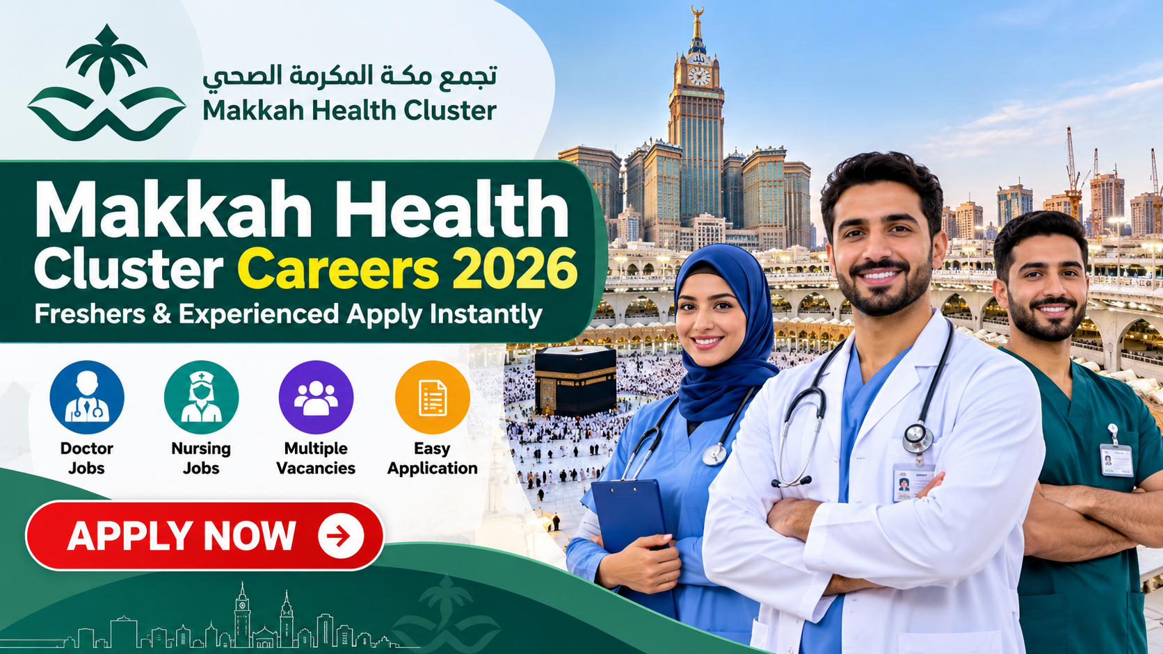Makkah Health Cluster Careers 2026: Apply for Jobs