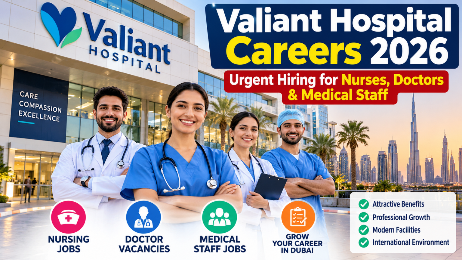 Valiant Hospital Careers 2026: Dubai Healthcare Jobs